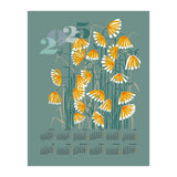 calendar 2025  linocut meadow green (Print Only) thumbnail