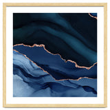 Navy & Rose Gold Agate Texture 12 thumbnail