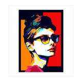 Audrey Hepburn Hollywood Star Pop Art WPAP (Print Only) thumbnail