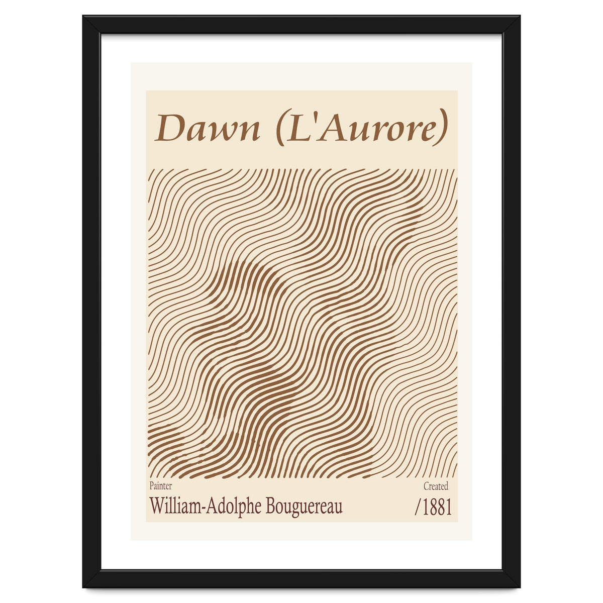 Dawn (l'aurore) – William Adolphe Bouguereau 1881