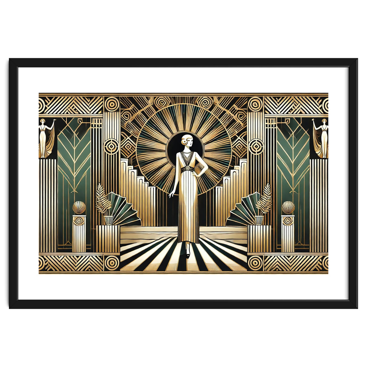 Golden Twenties Flair In Art Deco