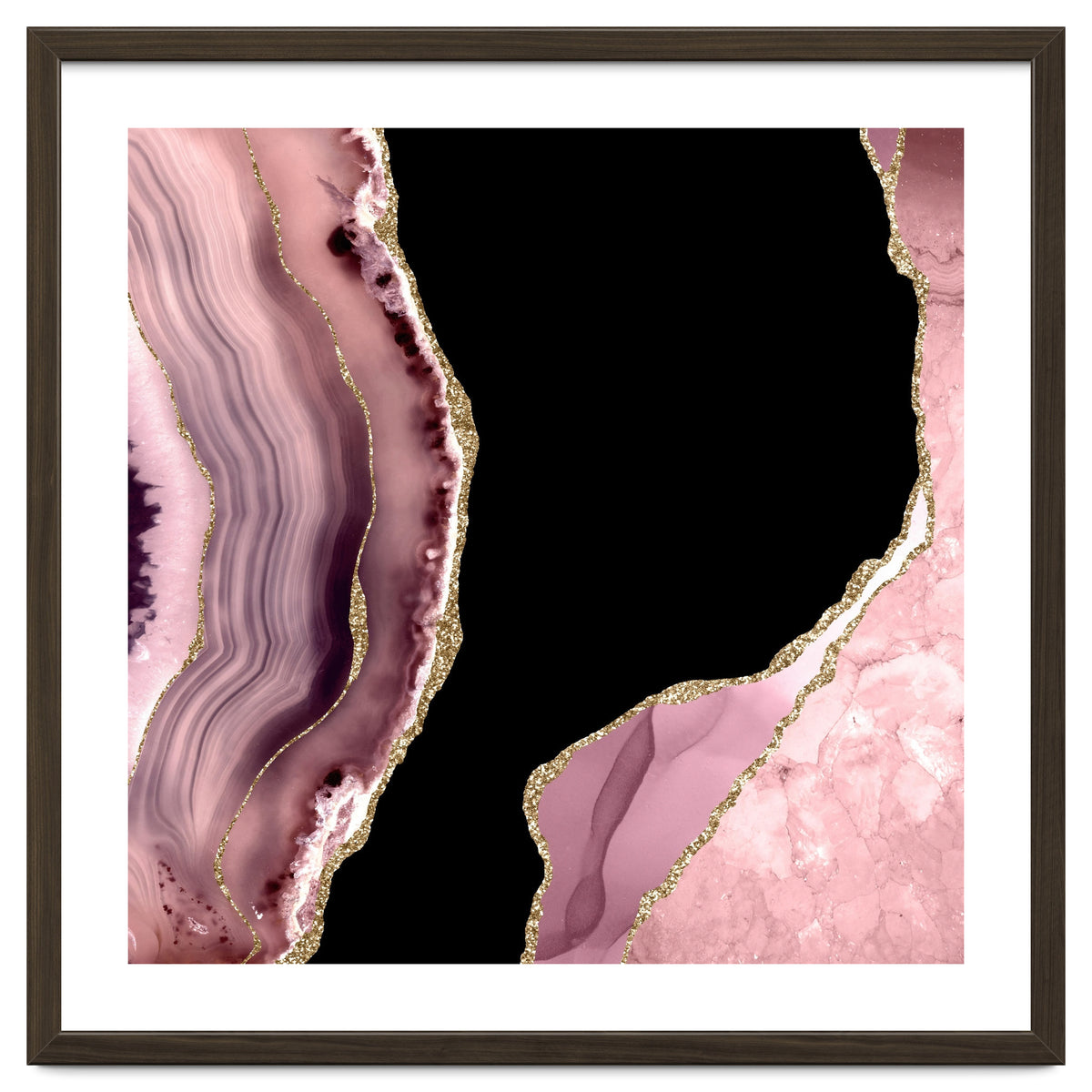 Blush & Gold Agate Texture 01