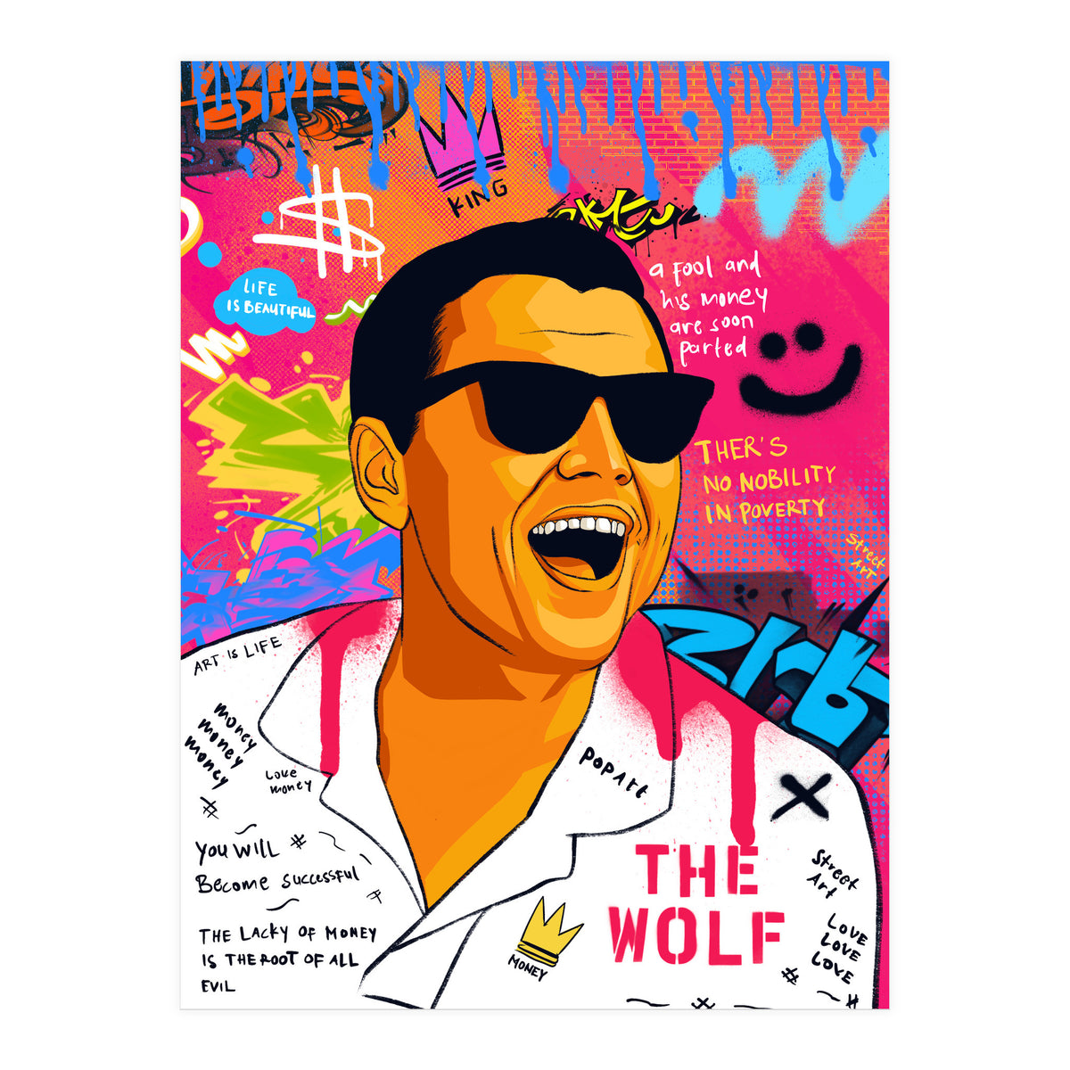 Wolf of Wall St  (Print Only)