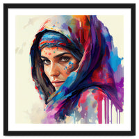 Vivid Veil Side Portrait