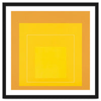 JOSEF ALBERS - HOMAGE TO THE SQUARE ORANGE YELLOW