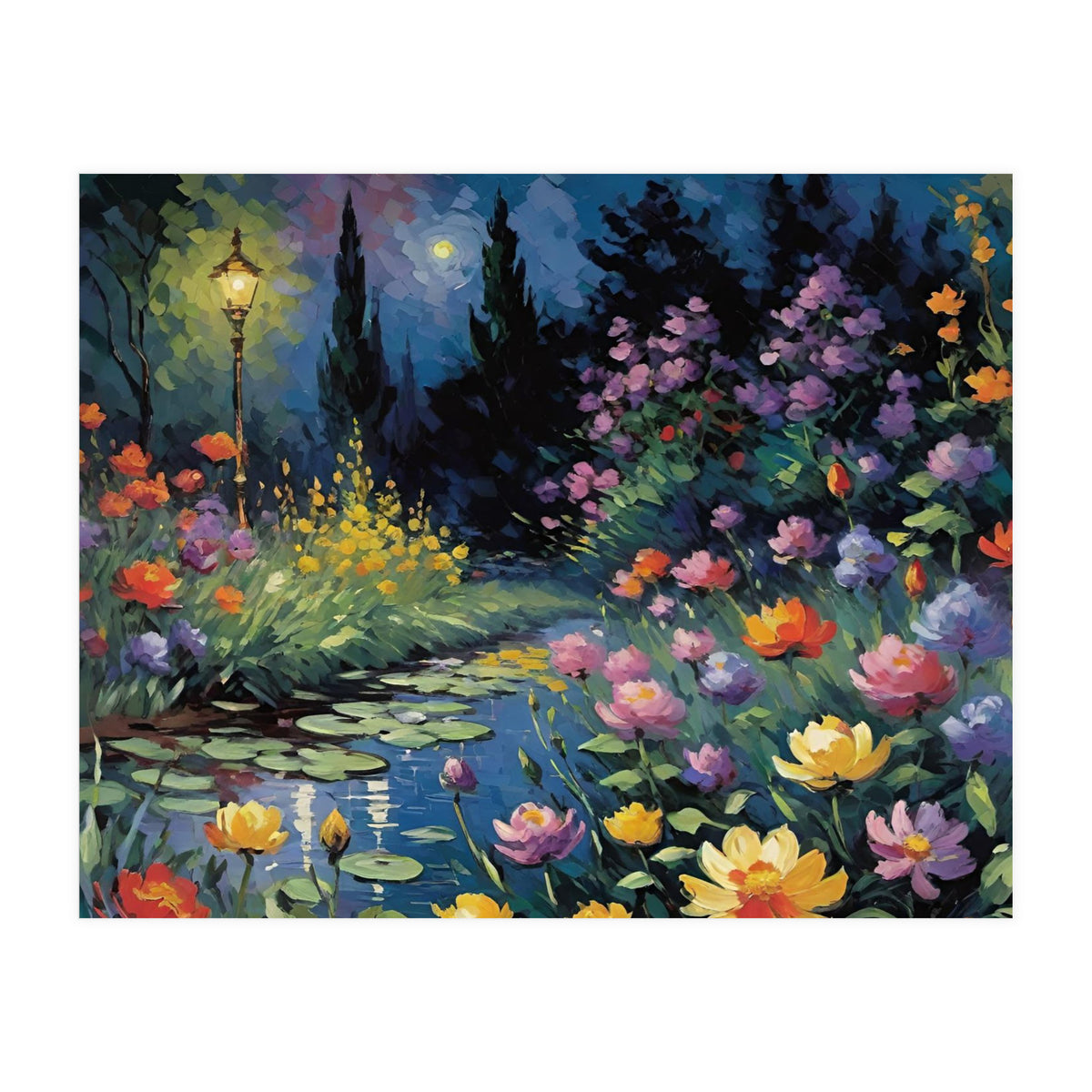 Floral Lake Dream (Print Only)