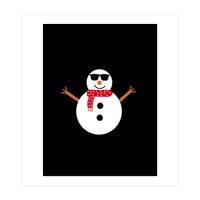 Funny Winter Snowman (Print Only)