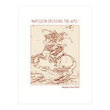 “napoleon Crossing The Alps,” – Jacques Louis David (Print Only) thumbnail