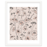 Wild Roses Floral Pattern