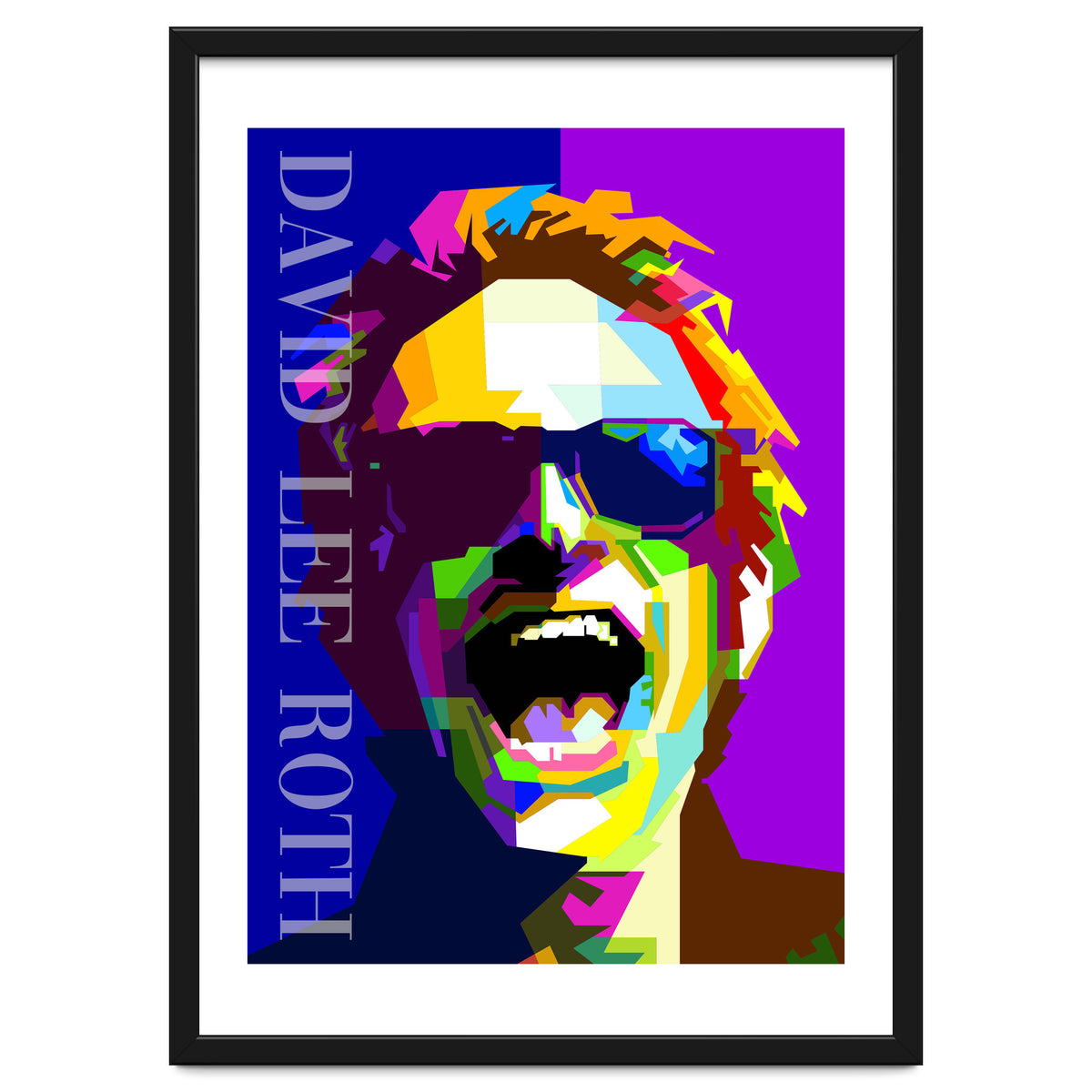 David Lee Roth Rock Singer Art WPAP