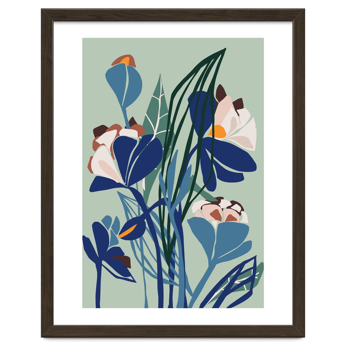 Florals At Night – Modern Illustration Light