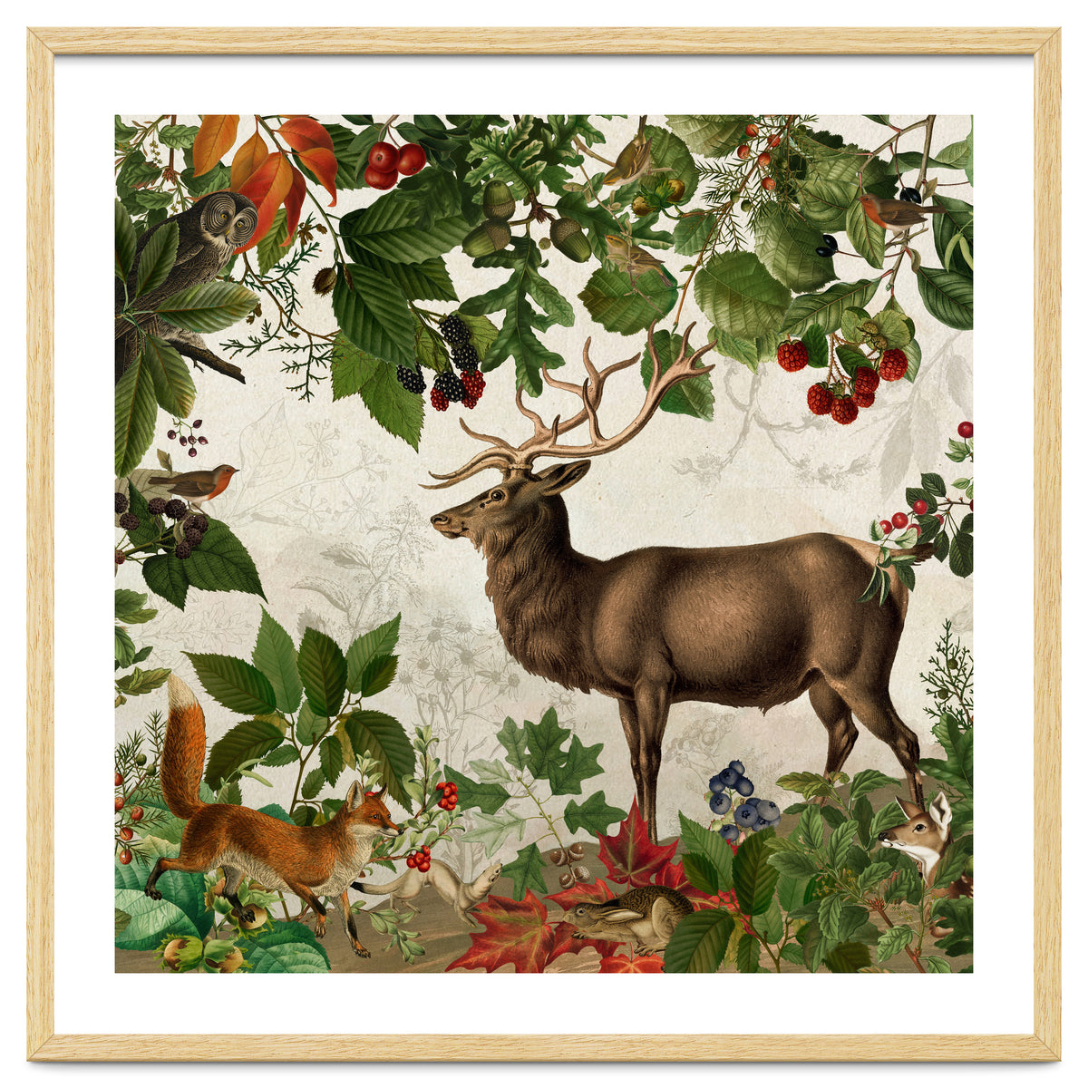 Nostalgic Autumn guardians of the forest 1