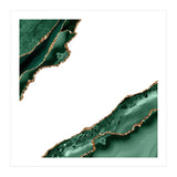 Emerald & Gold Agate Texture 13 (Print Only) thumbnail