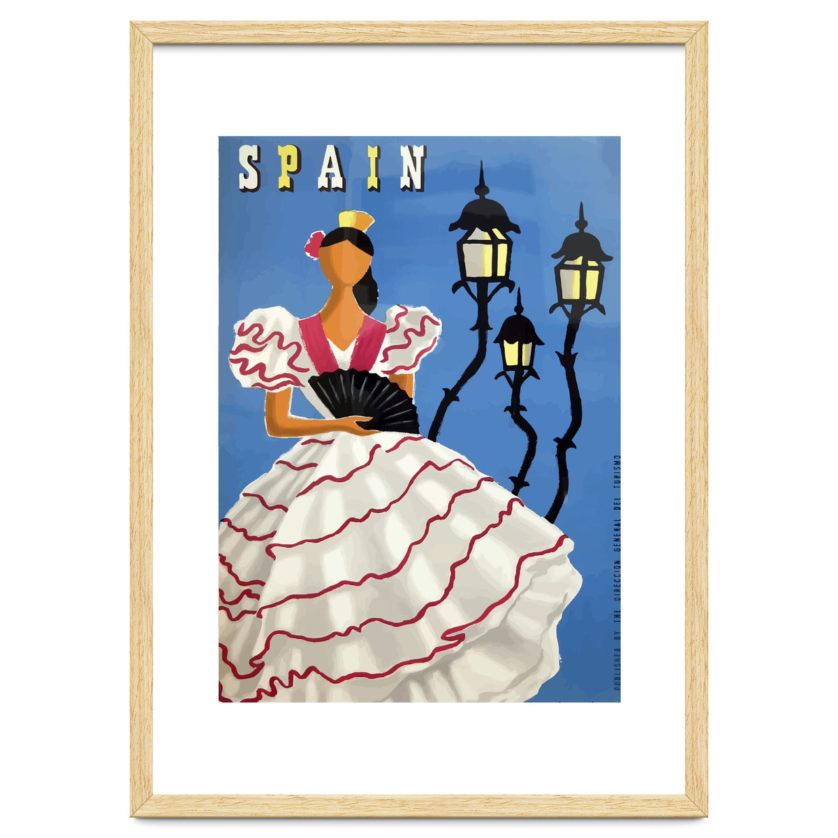 Spain, A Lady in Traditional Costume