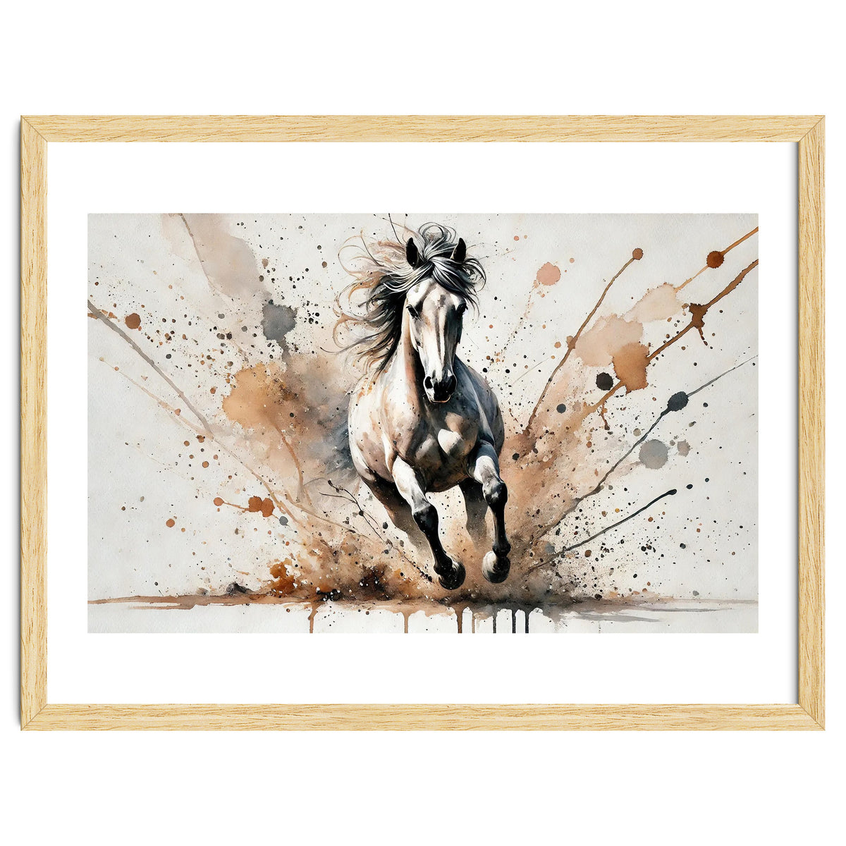 Galloping Horse Front View