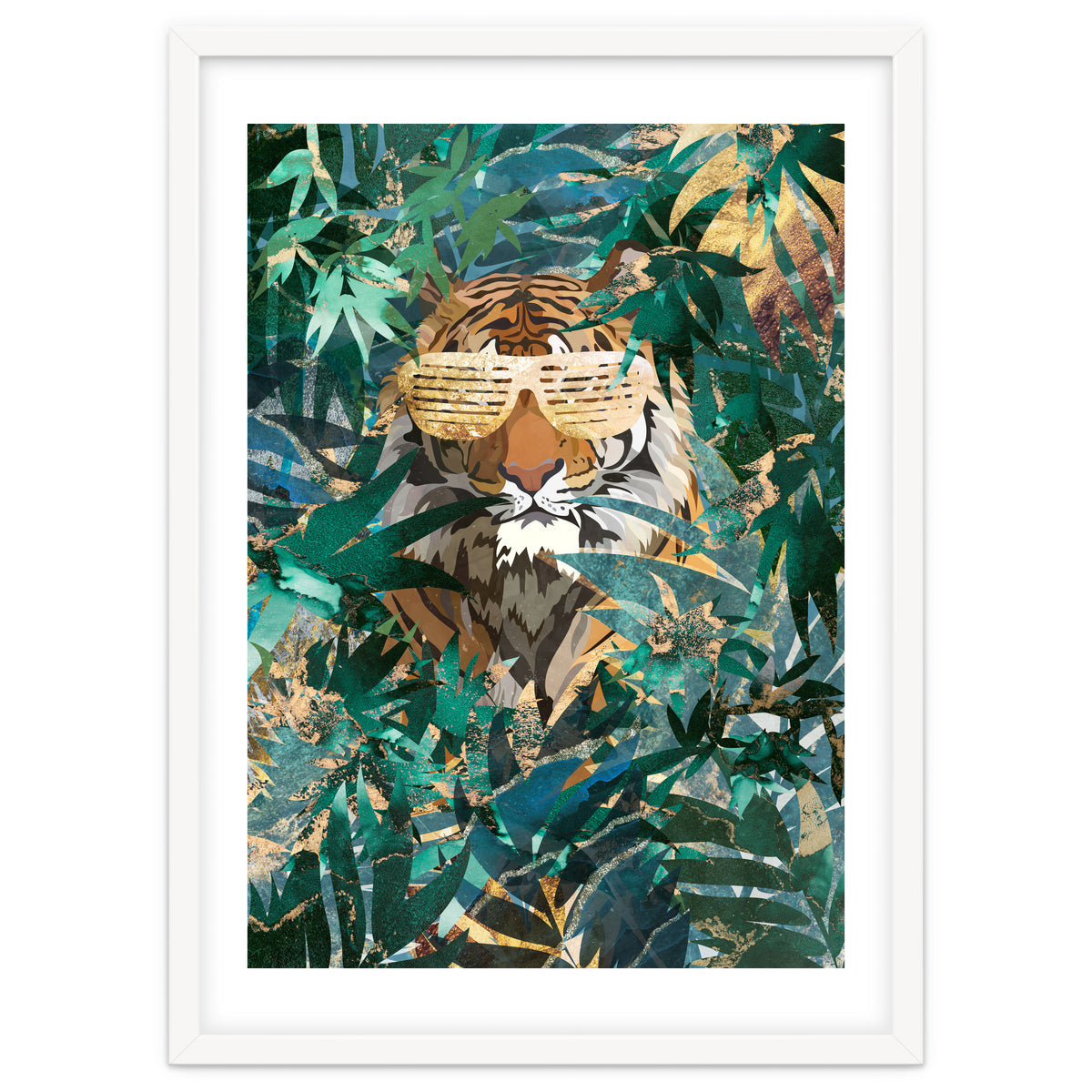 Hip hop tiger in the jungle