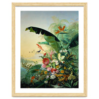 Fleurs exotique, 1836 Exotic flowers from tropical countries. Canvas, 162 x 121 cm.