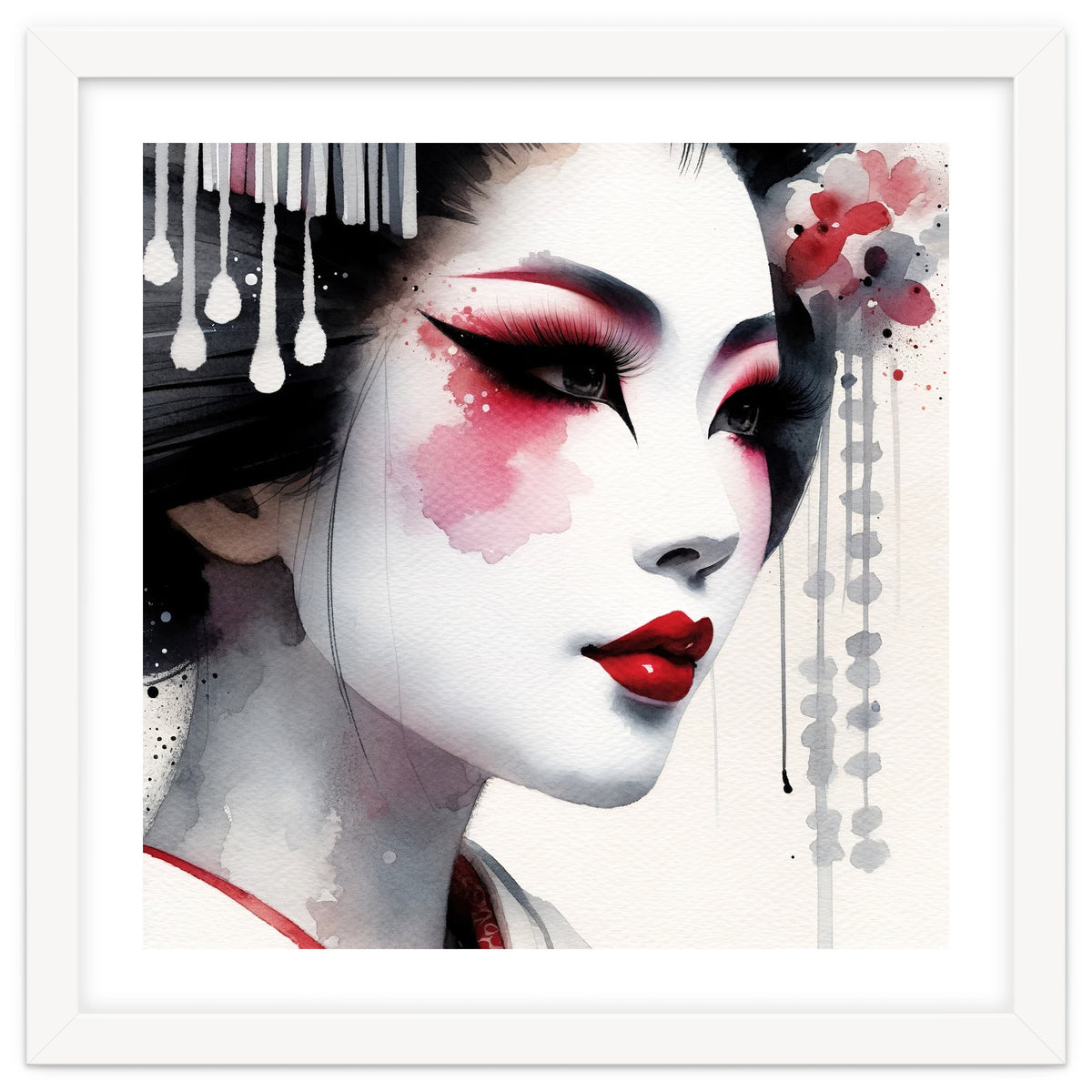 Porcelain Bloom Modern Geisha