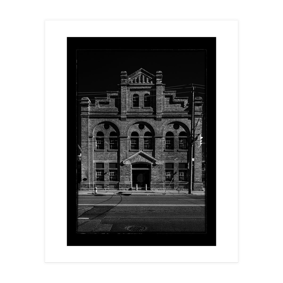 Water Gas Purification House No 8 with Border (Print Only)