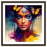 Butterfly Crown Hindu Portrait thumbnail