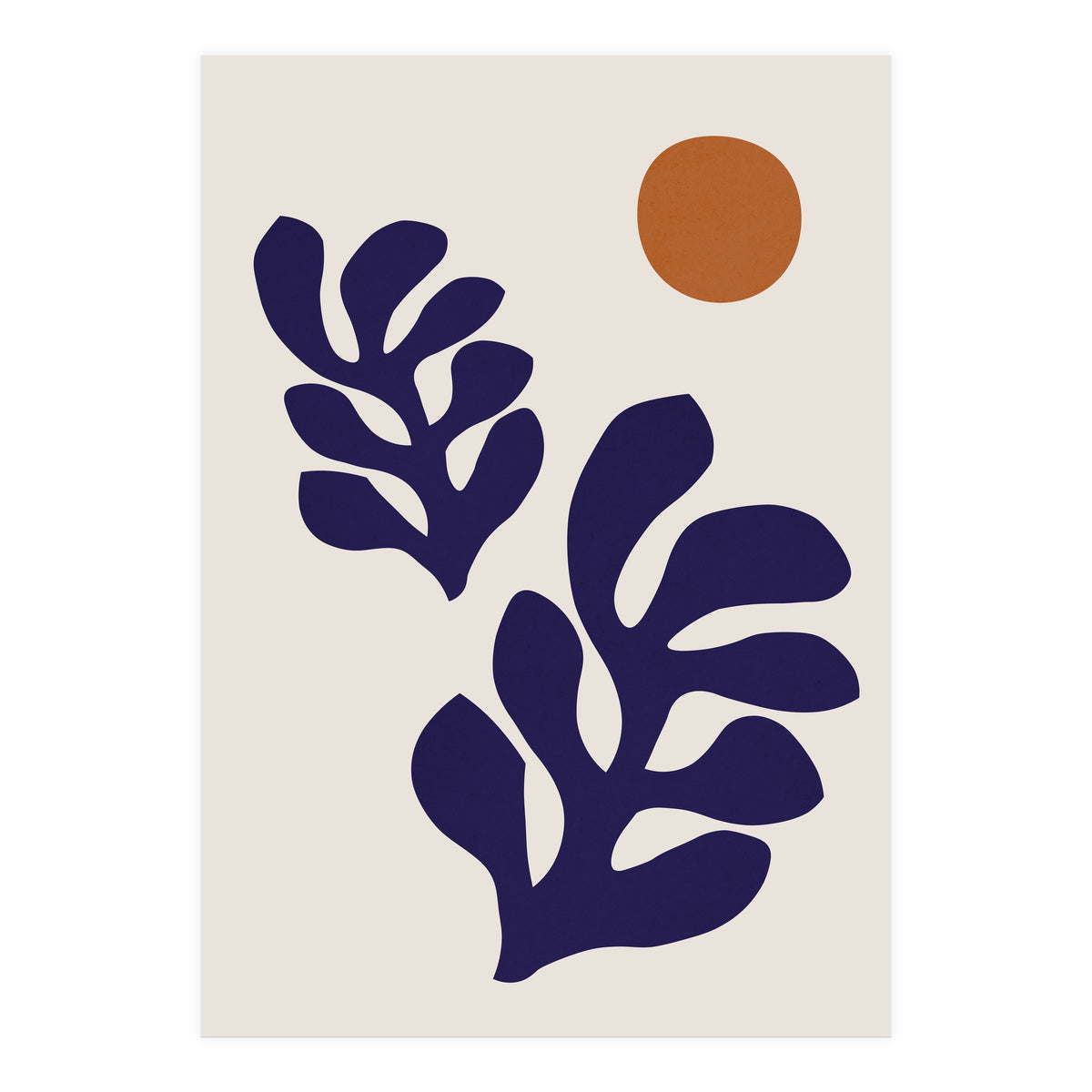 Floral matisse 4 (Print Only)