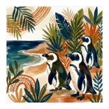 Beachside Penguin Gathering (Print Only) thumbnail