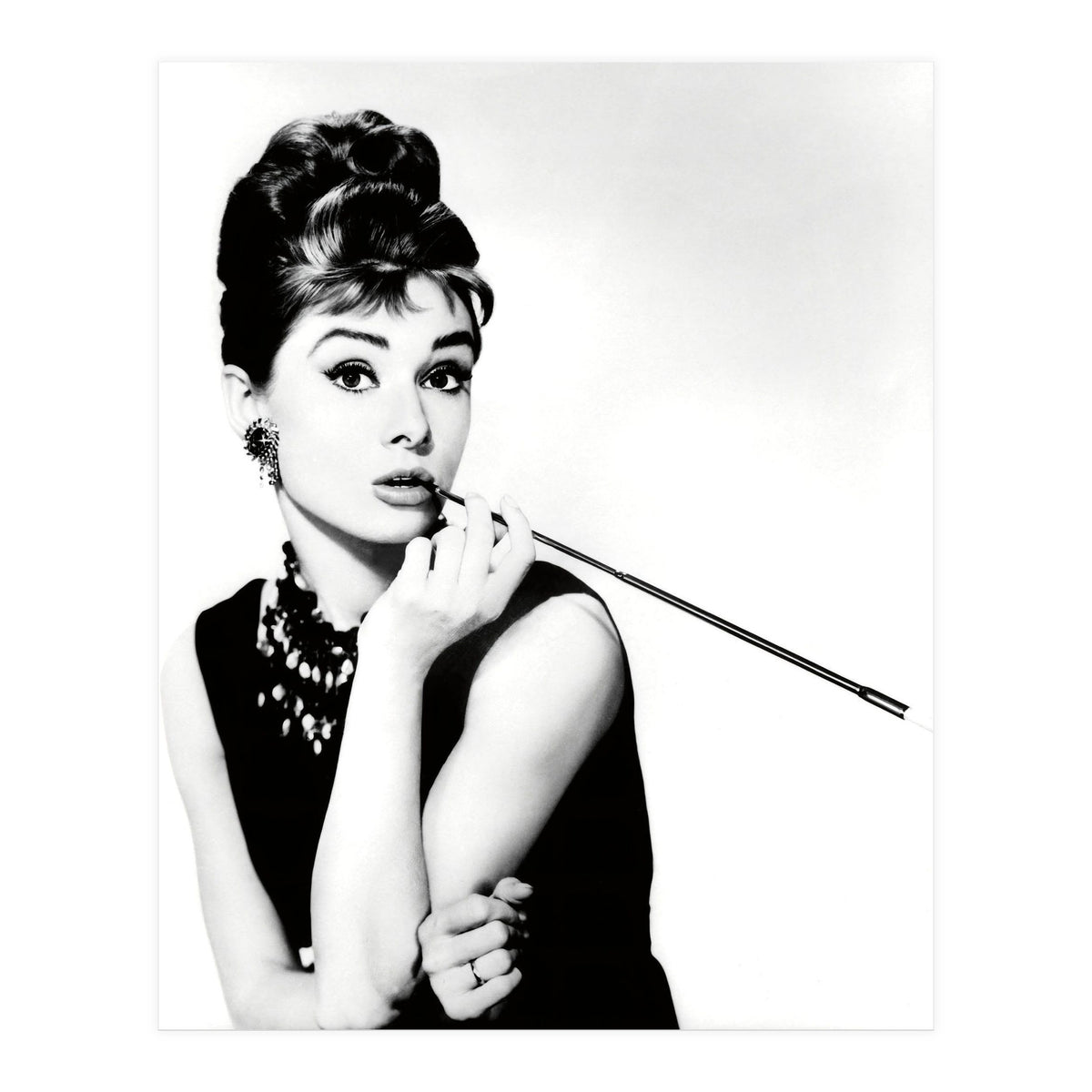 AUDREY HEPBURN in BREAKFAST AT TIFFANY'S (1961), directed by BLAKE EDWARDS. (Print Only)