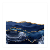 Navy & Gold Agate Texture 21  (Print Only) thumbnail