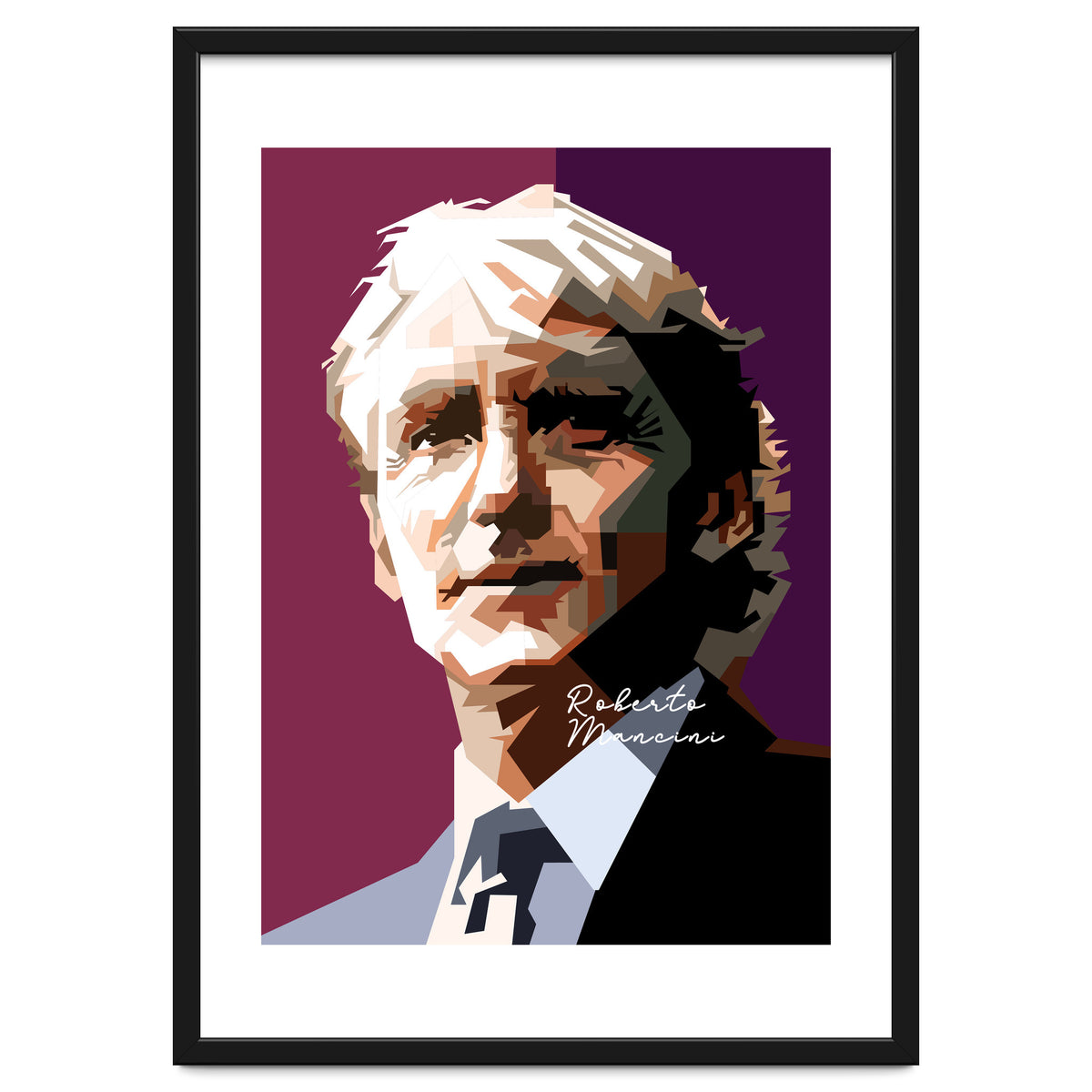 Roberto Mancini Retro Football