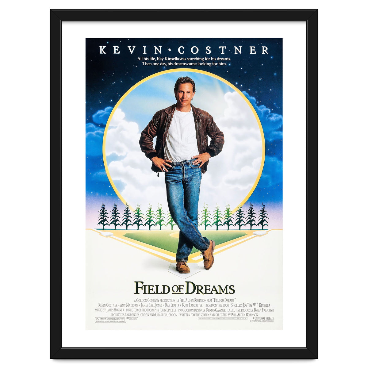 FIELD OF DREAMS (1989), directed by PHIL ALDEN ROBINSON.