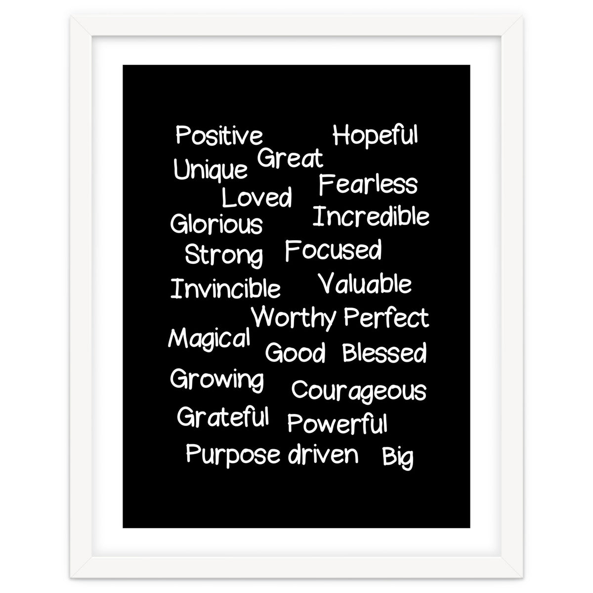 Positive affirmations