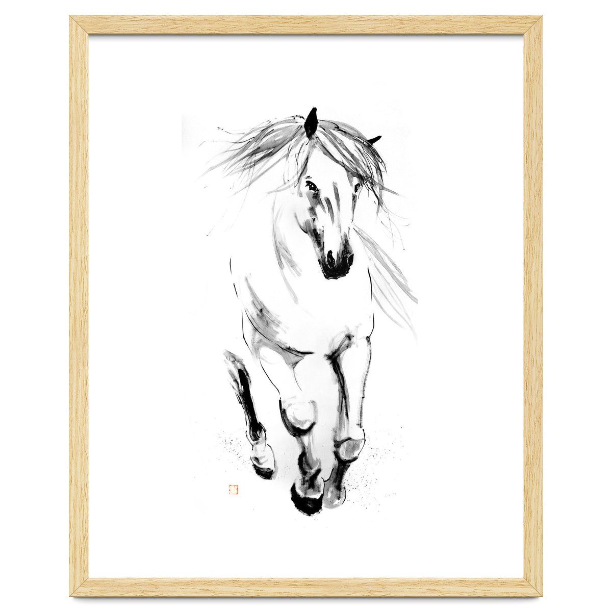 Runninh Ghorse In Water