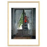 Mme. Monet with a red hat called " The Red Kerchief&quot, ca. 1870. thumbnail