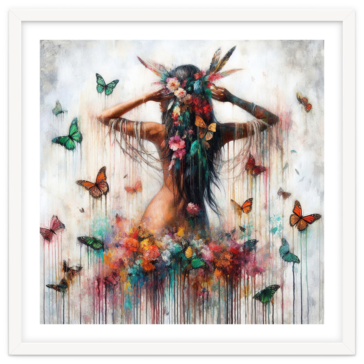 Floral Butterfly Reverie