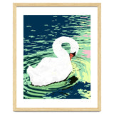 Self Reliance, Swan Birds Painting, Self Esteem Self Love Positivity, Proud Freedom Independence Wildlife Animals thumbnail
