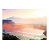 Sunrise Grandeur, Scenic Nature Landscape, Ocean Beach Travel Photography, Sea Waves Mindfulness (Print Only) thumbnail