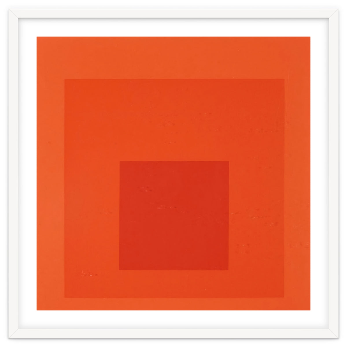 JOSEF ALBERS - HOMAGE TO THE SQUARE RED