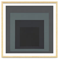 JOSEF ALBERS - HOMAGE TO THE SQUARE BLACK GREY