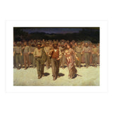 Giuseppe Pellizza da Volpedo / 'The Fourth State', 1901, Oil on canvas, 293 × 545 cm. (Print Only) thumbnail