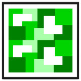 Green Abstract Square Tiles thumbnail
