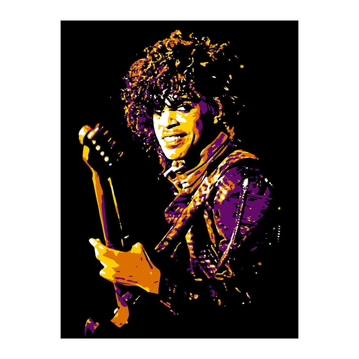 Prince Musician Legend in Pop Art (Print Only)