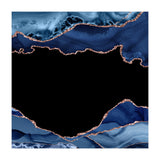 Navy & Rose Gold Agate Texture 18 (Print Only) thumbnail