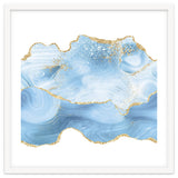 Blue & Gold Glitter Agate Texture 05 thumbnail