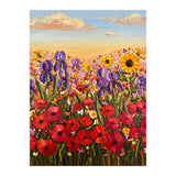 Vibrant Wildflower Field Oil Painting (Print Only) thumbnail