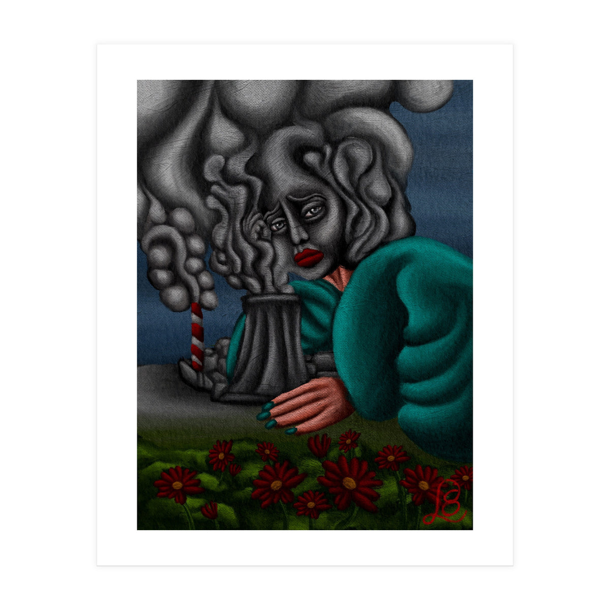 " It starts by the mind, then it takes the rest" (Print Only)