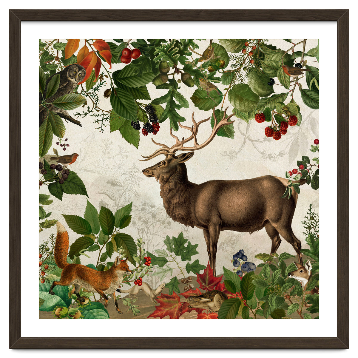 Nostalgic Autumn guardians of the forest 1