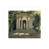 THE VILLA ADRIANA OF TIVOLI (ROME) - 1926 - OIL ON CANVAS - 0.60 X 0.70 M. (Print Only) thumbnail