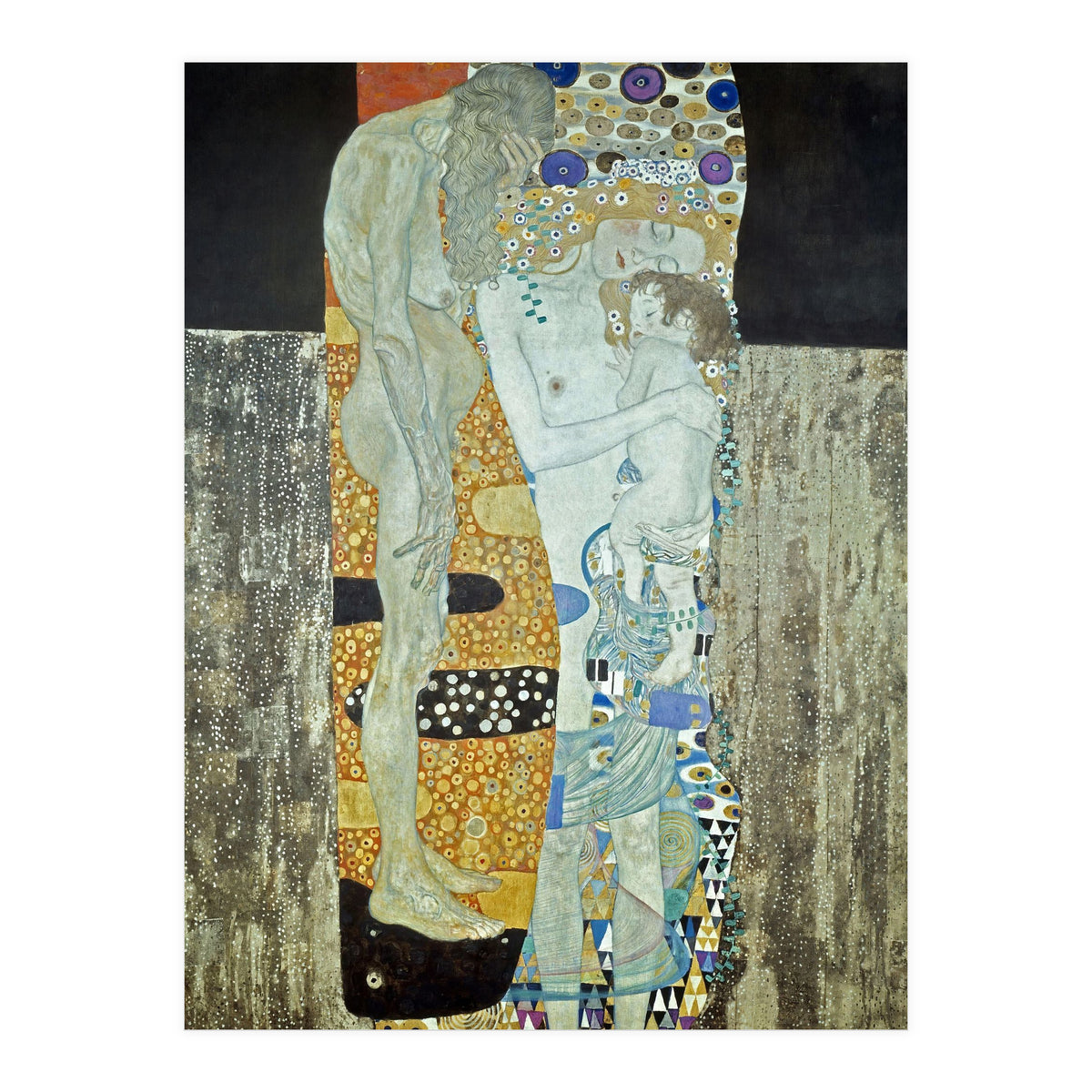 'The Three Ages of Woman', 1905, Oil on canvas, 180 x 180. (Print Only)