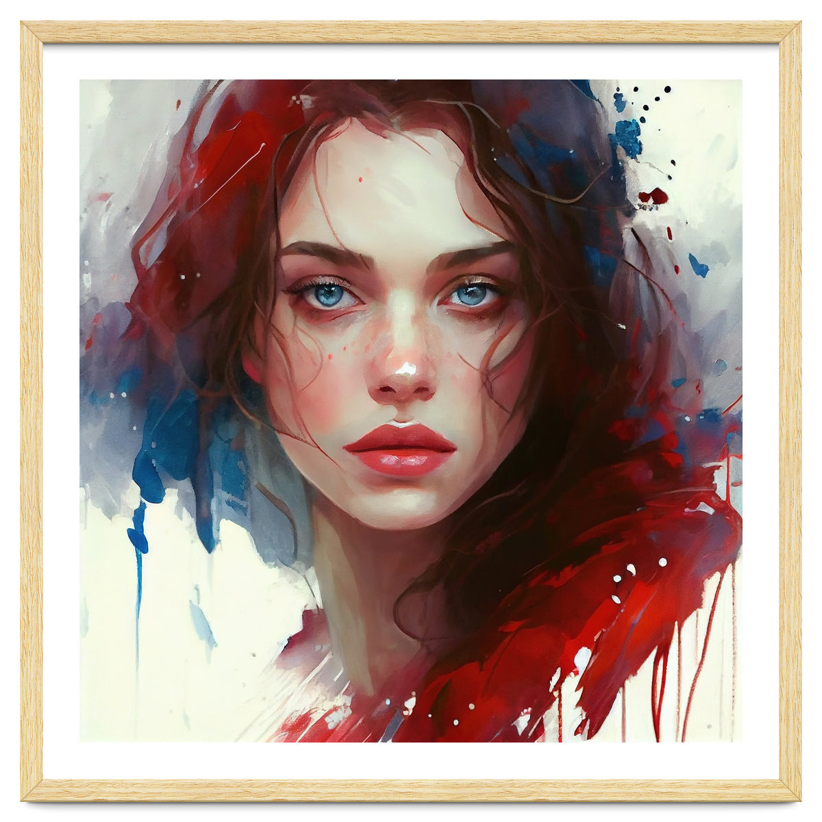 Modern Fairy Tale Blue Eyed Portrait