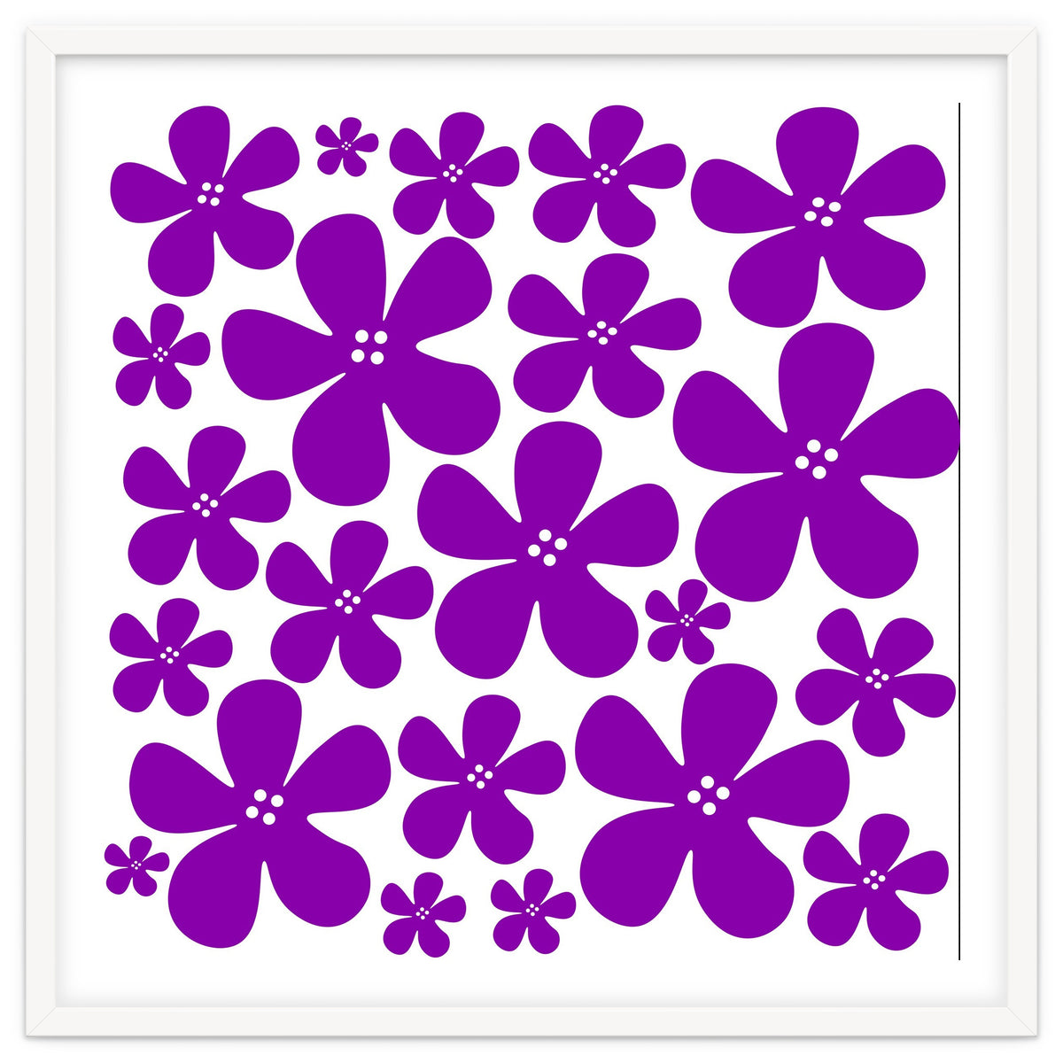 Purple Flowers Pattern